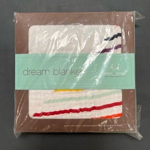 aden + anais multicolored striped Dream Blanket